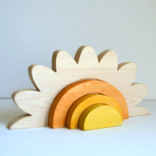 Daisy Wooden Stacking Arch