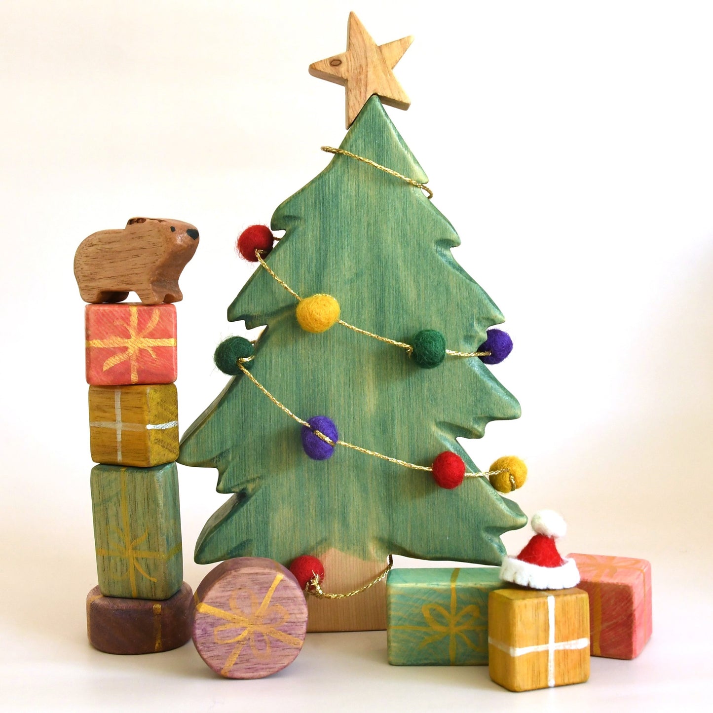 Present Blocks Wooden Toy