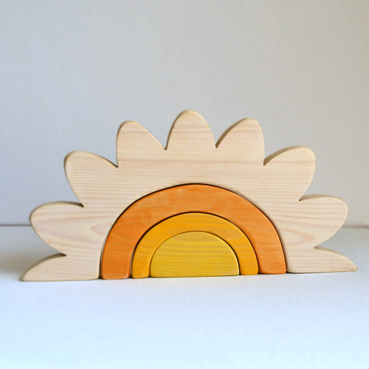 Daisy Wooden Stacking Arch