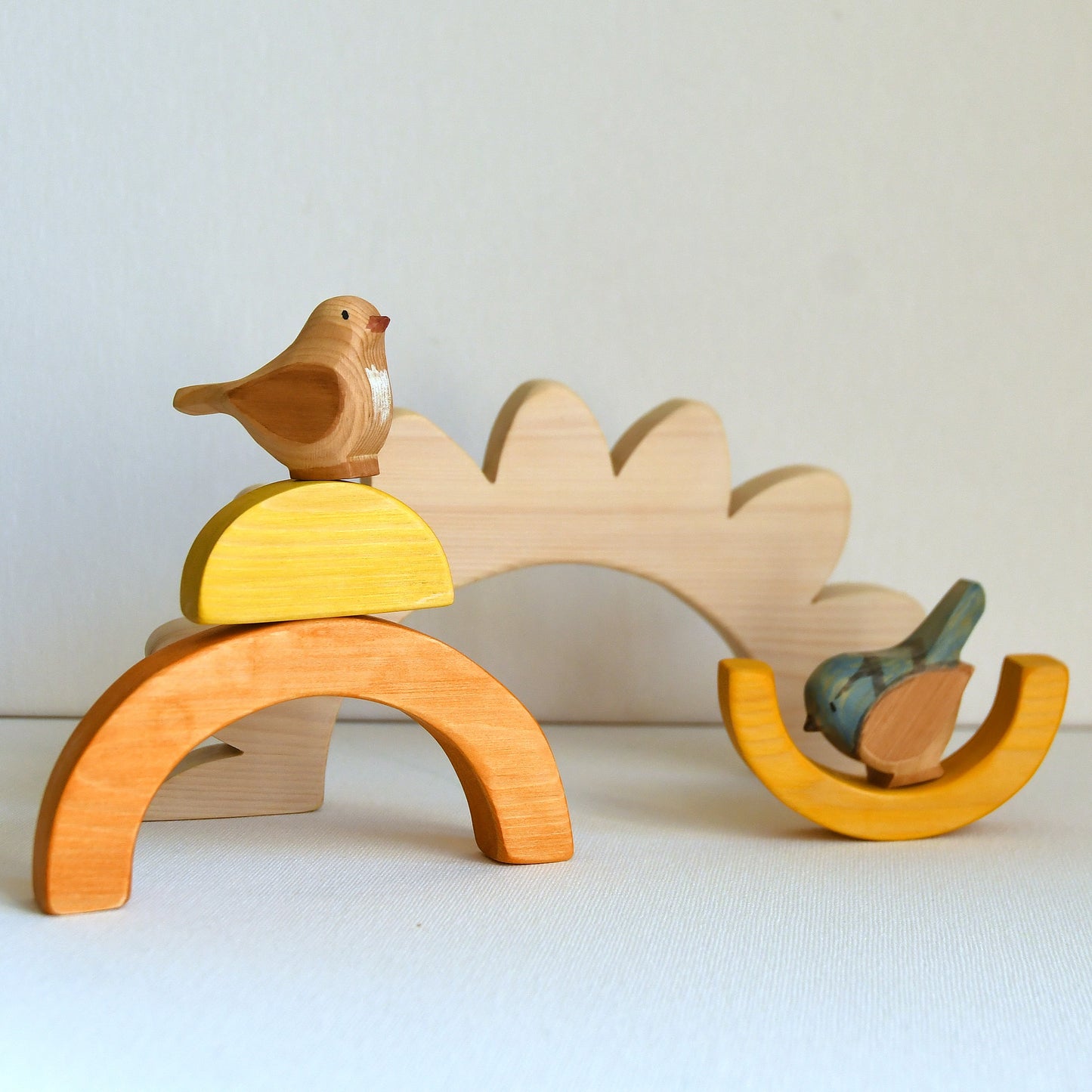 Daisy Wooden Stacking Arch