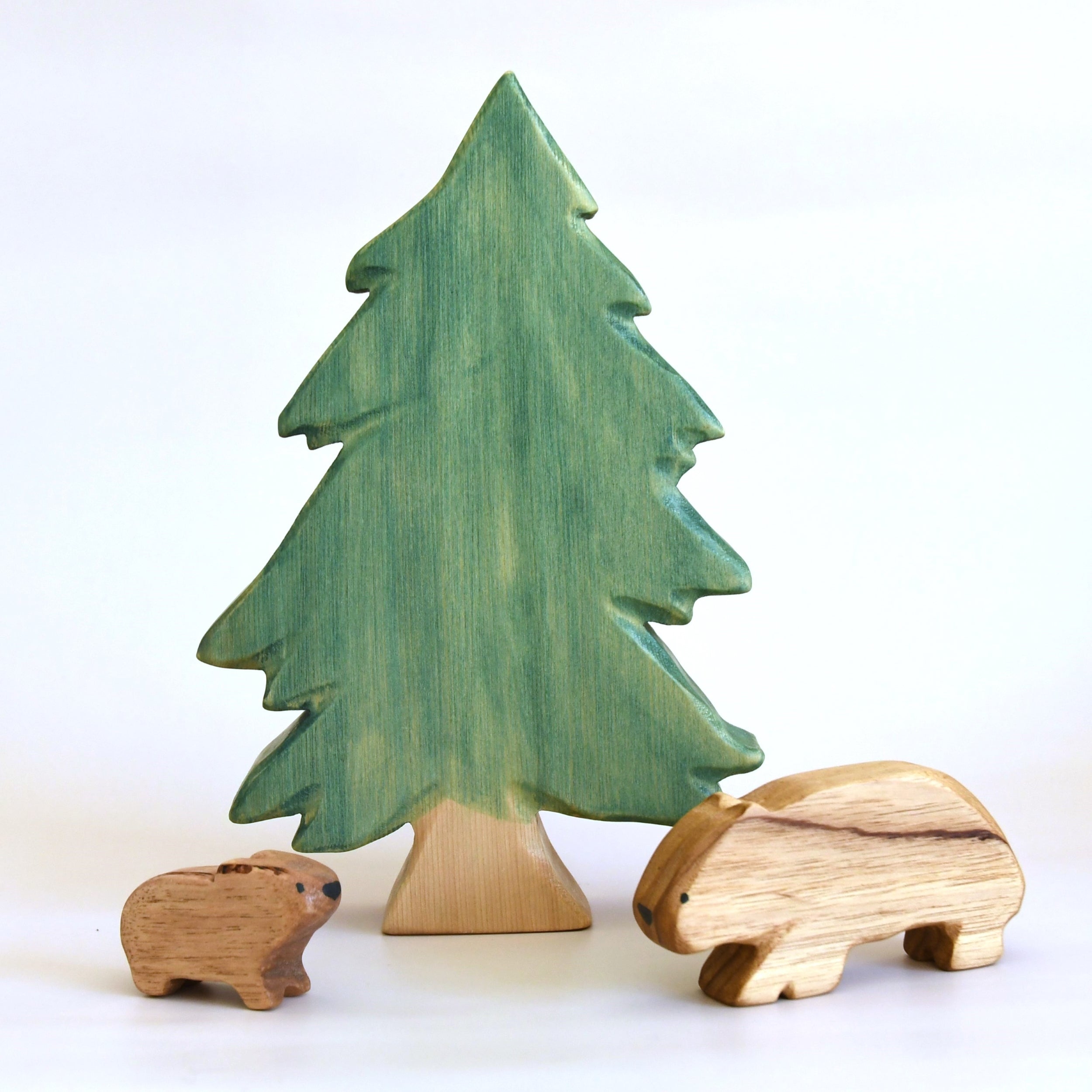 Pine Tree Wooden Toy – Bloom Wildly Creations